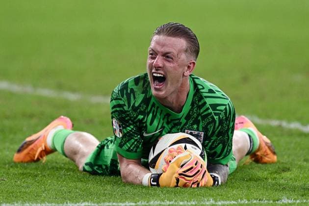 EURO 2024, England - Slowakei Db Gelsenkirchen (Germania) 30 06 2024 - Euro 2024 Inghilterra-Slovacchia foto Daniele Buffa Image nella foto: Jordan Pickford 