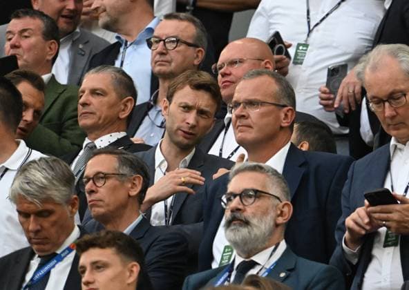 30 06 2024, xsltx, European Football Championship 2024 1 8 Final, Spain Georgia emspor, v l Manager Simon Rolfes Bayer Leverkusen DFL DFB REGULATIONS PROHIBIT ANY USE OF PHOTOGRAPHS as IMAGE SEQUENCES and or QUASI VIDEO Köln