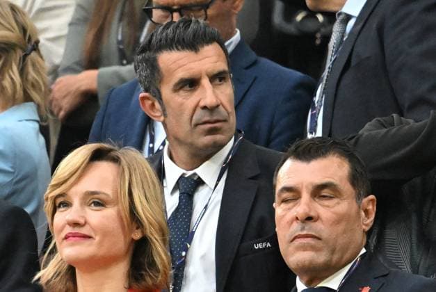 30 06 2024, xsltx, European Football Championship 2024 1 8 Final, Spain Georgia emspor, v l Luis Figo DFL DFB REGULATIONS PROHIBIT ANY USE OF PHOTOGRAPHS as IMAGE SEQUENCES and or QUASI VIDEO Köln