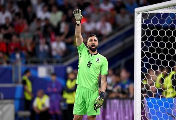 Football Euro 2024 Round of 16 30 06 2024 Spain Georgia Goalkeeper Giorgi Mamardashvili Georgia