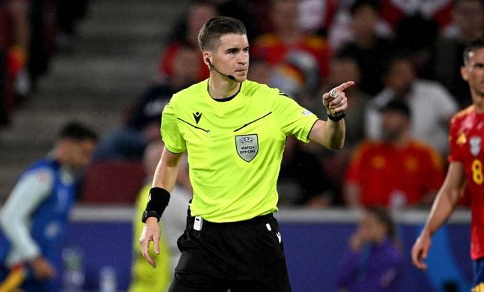 Football Euro 2024 Round of 16 30 06 2024 Spain Georgia Referee Francois Letexier FRA, France