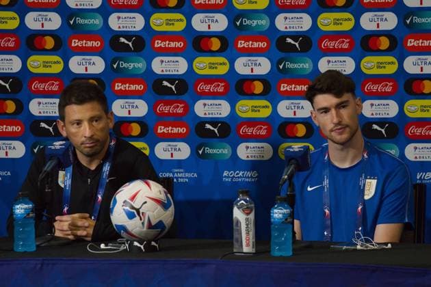 Football, Copa America, Uruguay national team, Press conference