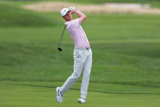 Rocket Mortgage Classic Cameron Davis of Australia hits from the 17th fairway during the final round of the Rocket Mortgage Classic at Detroit Golf Club on Sunday, June 30, 2024 in Detroit, Michigan. Detroit Michigan United States  Copyright: xAmyxLemusx originalFilename:lemus-rocketmo240630_npOAA.jpg