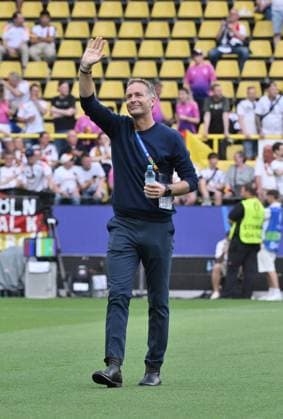 Coach Kasper Hjulmand Denmark before the match 29 06 2024, European Football Championship 2024, Round of 16 Germany Denmark 2 0 Dortmund North Rhine-Westphalia Germany Team2