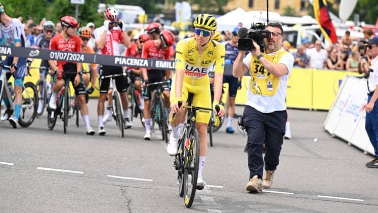 01-07-2024 Tour De France; Tappa 03 Piacenza - Torino; 2024, Uae Team Emirates; Pogacar, Tadej; Piacenza; 