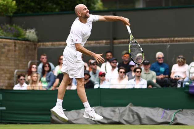 Adrian Mannarino of France Wimbledon Tennis Championships, Day 1, The All England Lawn Tennis and Croquet Club, London, UK - 01 Jul 2024  Copyright: xJamesxMarsh Shutterstockx 14565034bo