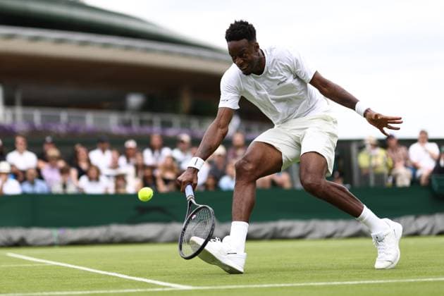 Gael Monfils of France Wimbledon Tennis Championships, Day 1, The All England Lawn Tennis and Croquet Club, London, UK - 01 Jul 2024  Copyright: xJamesxMarsh Shutterstockx 14565034bm