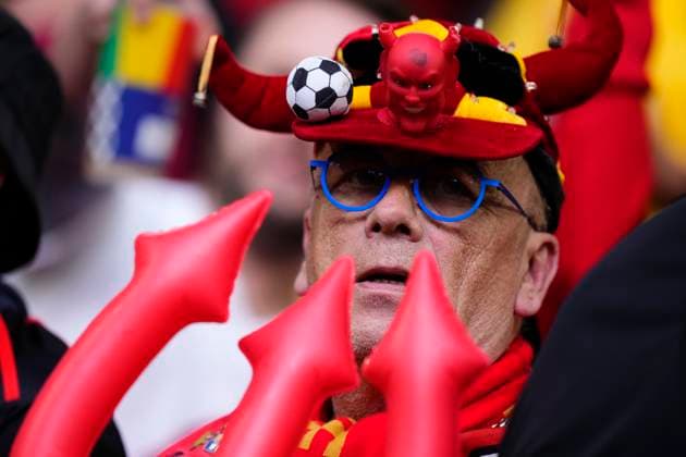 France v Belgium: Round of 16 - UEFA EURO, EM, Europameisterschaft,Fussball 2024 Belgian supporters during the UEFA EURO 2024 round of 16 match between France and Belgium at Düsseldorf Arena on July 1, 2024 in Dusseldorf, Germany. Dusseldorf Germany  Copyright: xJosexBretonx originalFilename:bretonhernandez-francevb240701_np7JN.jpg