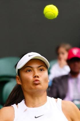 Emma Raducanu during her first round match Wimbledon Tennis Championships, Day 1, The All England Lawn Tennis and Croquet Club, London, UK - 01 Jul 2024  Copyright: xJavierxGarcia Shutterstockx 14565033gm