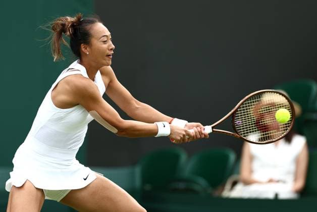 Qinwen Zheng of China Wimbledon Tennis Championships, Day 1, The All England Lawn Tennis and Croquet Club, London, UK - 01 Jul 2024  Copyright: xJamesxMarsh Shutterstockx 14565034cr