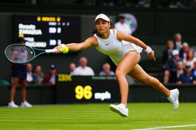 Emma Raducanu during her first round match Wimbledon Tennis Championships, Day 1, The All England Lawn Tennis and Croquet Club, London, UK - 01 Jul 2024  Copyright: xJavierxGarcia Shutterstockx 14565033hi