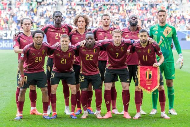 UEFA EURO 2024 France Belgium 01 07 2024 Team photo Belgium UEFA EURO 2024 Round of 16 France Belgium Düsseldorf Arena, Düsseldorf on 01 07 2024 Copyright: xBEAUTIFULxSPORTS Meuselx