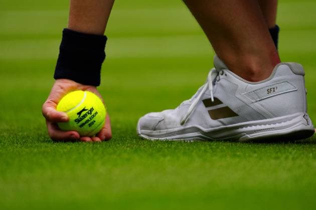 Slazenger tennis ball Wimbledon Tennis Championships, Day 1, The All England Lawn Tennis and Croquet Club, London, UK - 01 Jul 2024  Copyright: xJavierxGarcia Shutterstockx 14565033hq