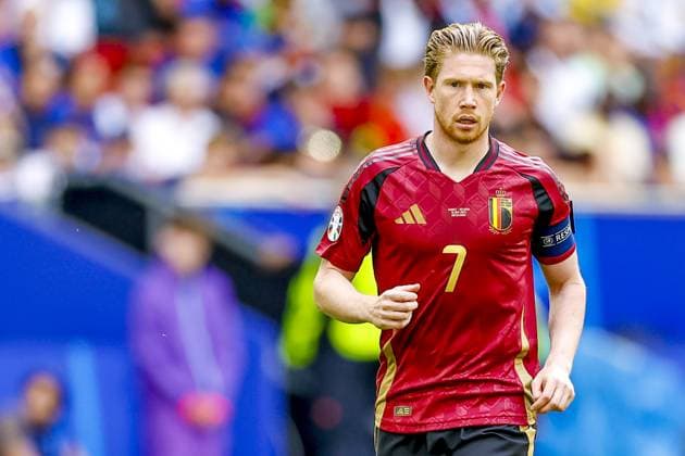 DUSSELDORF, Dusseldorf Arena ,01-07-2024 , European Football Championship Euro2024, round of 16 match no.42 between France and Belgium, Belgium player Kevin de Bruyne France - Belgium (Euro2024)  x25653465x Copyright: