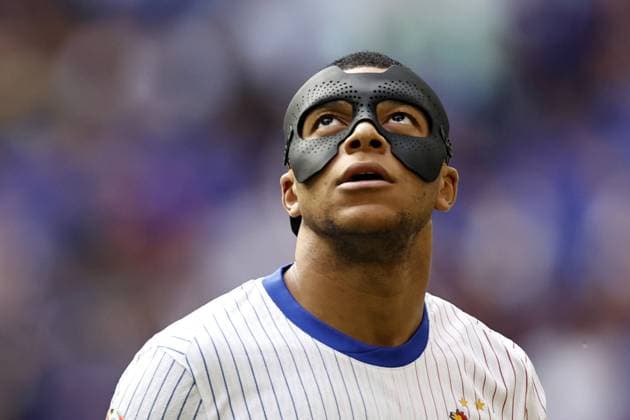 DUSSELDORF - Kylian Mbappe of France during the UEFA EURO, EM, Europameisterschaft,Fussball 2024 round of 16 match between France and Belgium at Dusseldorf Arena on July 1, 2024 in Dusseldorf, Germany. ANP Hollandse Hoogte MAURICE VAN STEEN UEFA EURO 2024 2024 xVIxANPxSportx xVanxSteenxFotografiexIVx 502543760 originalFilename: 502543760.jpg