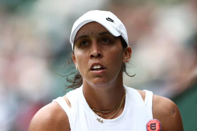 Madison Keys of USA Wimbledon Tennis Championships, Day 1, The All England Lawn Tennis and Croquet Club, London, UK - 01 Jul 2024  Copyright: xJamesxMarsh Shutterstockx 14565034dc