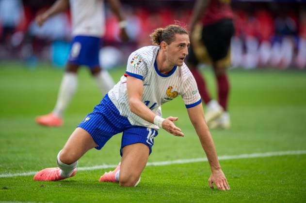 Football, Men, Season 2023 24, Euro 2024 Round of 16 in Düsseldorf, France Belgium, Adrien Rabiot France , 01 07 2024, Copyright: xSebastianxRäppold MatthiasxKochx
