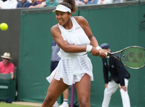 Lawn Tennis - 2024 Wimbledon Championship - Naomi Osaka v Diane Parry (FRA) - All England Lawn Tennis & Croquet Club - Monday 1st July 2024 Naomi Osaka (Japan) 