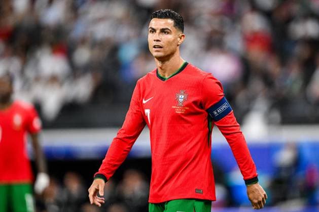 FRANKFURT - Cristiano Ronaldo of Portugal during the UEFA EURO, EM, Europameisterschaft,Fussball 2024 round of 16 match between Portugal and Slovenia at Frankfurt Arena on July 1, 2024 in Frankfurt, Germany. ANP Hollandse Hoogte UEFA EURO 2024 2024 xVIxANPxSportx xGerritxvanxKeulenxIVx 502558515 originalFilename: 502558515.jpg