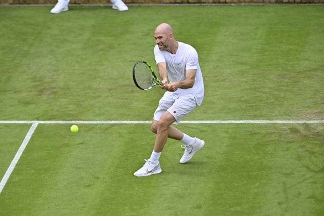 Tennis : Wimbledon 2024 - England - Mannarino - France Tennis : Wimbledon 2024 - England - 01 07 2024 ChrysleneCaillaud Panoramic 