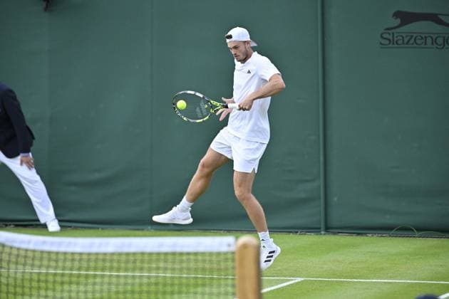 Tennis : Wimbledon 2024 - England - Maximillian Marterer - Allemagne Tennis : Wimbledon 2024 - England - 01 07 2024 ChrysleneCaillaud Panoramic 