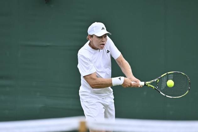 Tennis : Wimbledon 2024 - England - Alex Michelsen - Usa Tennis : Wimbledon 2024 - England - 01 07 2024 ChrysleneCaillaud Panoramic 