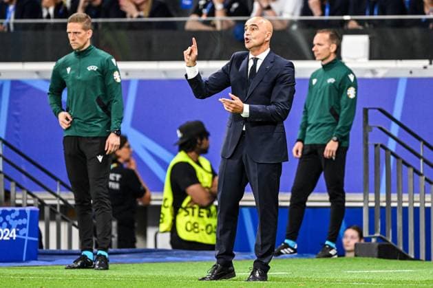 FRANKFURT - Portugal coach Roberto Martinez during the UEFA EURO, EM, Europameisterschaft,Fussball 2024 round of 16 match between Portugal and Slovenia at the Frankfurt Arena on July 1, 2024 in Frankfurt, Germany. ANP Hollandse Hoogte UEFA EURO 2024 2024 xVIxANPxSportx xGerritxvanxKeulenxIVx 502559290 originalFilename: 502559290.jpg