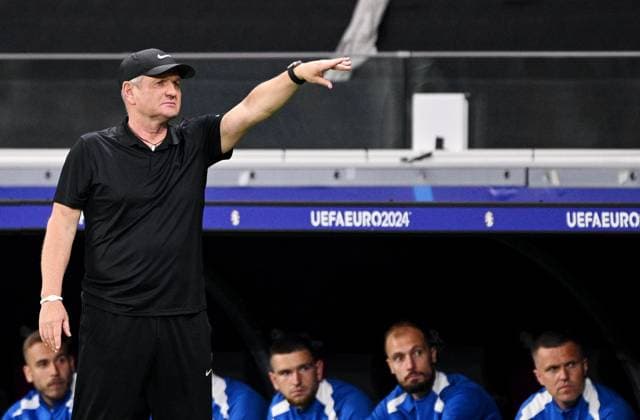 Germany Soccer Euro 2024 Portugal - Slovenia 8720737 01.07.2024 Slovenia s head coach Matjaz Kek reacts during the UEFA EURO, EM, Europameisterschaft,Fussball 2024 round of 16 soccer match between Portugal and Slovenia at the Frankfurt Arena in Frankfurt am Main, Germany. Alexey Filippov Sputnik Germany  Copyright: xAlexeyxFilippovx