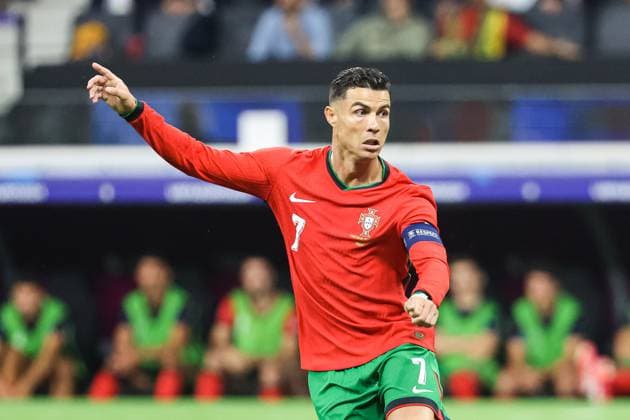 Cristiano Ronaldo Portugal, 07 GER, Portugal POR vs Slovenia SVO , European Football Championship, UEFA EURO 2024, Round of 16, 01 07 2024 GER, Portugal POR vs Slovenia SVO , European Football Championship, UEFA EURO 2024, Round of 16, 01 07 2024 Frankfurt Copyright: xEibner-Pressefoto RogerxBuerkex EP