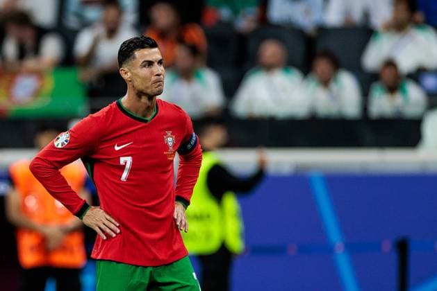 UEFA EURO 2024 Portugal Slovenia 01 07 2024 Cristiano Ronaldo dos Santos Aveiro Portugal, 7 frustrated UEFA EURO 2024 Portugal Slovenia Frankfurt Arena Frankfurt on 01 07 2024 Copyright: xBEAUTIFULxSPORTS Wunderlx