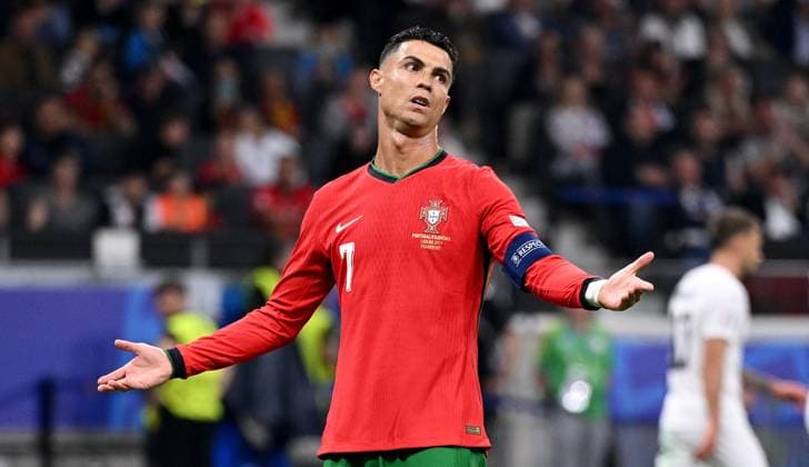 Football Euro 2024 Round of 16 01 07 2024 Portugal Slovenia Cristiano Ronaldo Portugal