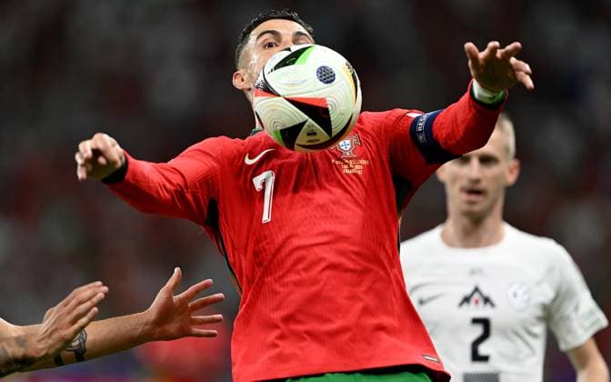 Football Euro 2024 Round of 16 01 07 2024 Portugal Slovenia Cristiano Ronaldo Portugal