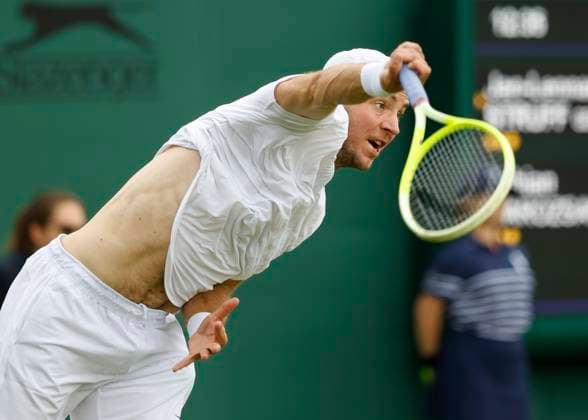 Jan Lennard Struff GER Tennis Wimbledon 2024 Grand Slam ITF ATP WTA AELTC London Great Britain 1 July 2024 Copyright: xJuergenxHasenkopfx