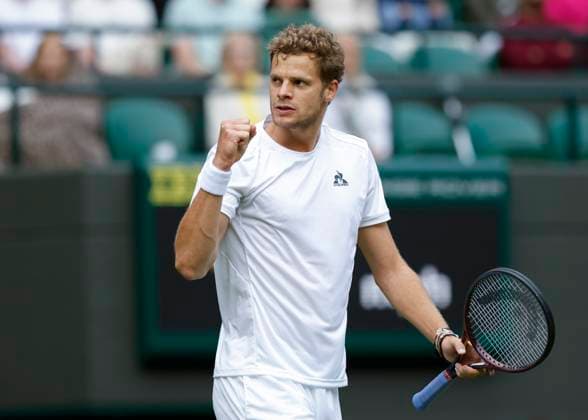 Yannick Hanfmann GER makes a fist and cheers, cheers, joy, emotion Copyright: xJuergenxHasenkopfx