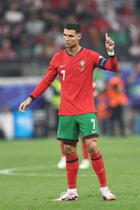 Cristiano Ronaldo (Portugal) during the UEFA EURO, EM, Europameisterschaft,Fussball Germany 2024 match between Portugal 3-0 Slovenia at Frankfurt Arena on July 01, 2024 in Frankfurt , Germany. Noxthirdxpartyxsales  (258332824)