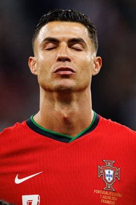 Cristiano Ronaldo seen during UEFA EURO, EM, Europameisterschaft,Fussball 2024 Round of 16 game between national teams of Portugal and Slovenia at Deutsche Bank Park, Frankfurt, Germany (Maciej Rogowski) Frankfurt Deutsche Bank Park Germany Copyright: xMaciejxRogowskix porsvn-1