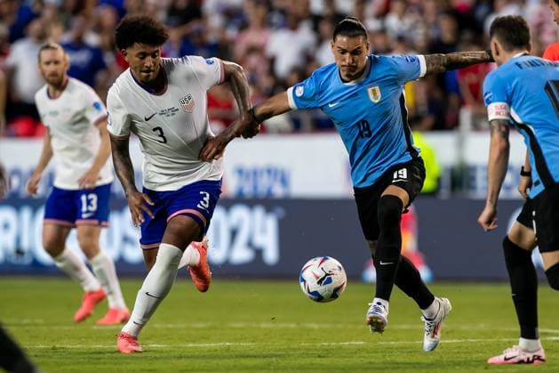 Football, Copa America, USA - Uruguay