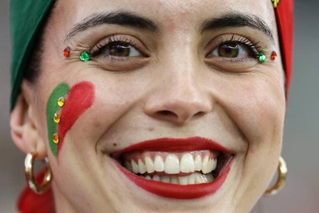 Portugal v Slovenia: Round of 16 - UEFA EURO, EM, Europameisterschaft,Fussball 2024 A Portugal supporter is cheering ahead of the UEFA Euro 2024 round of 16 football match between Portugal and Slovenia at the Frankfurt Arena in Frankfurt am Main Frankfurt am Main Germany  Copyright: xIbrahimxEzzatx originalFilename:ezzat-notitle240701_np7VF.jpg