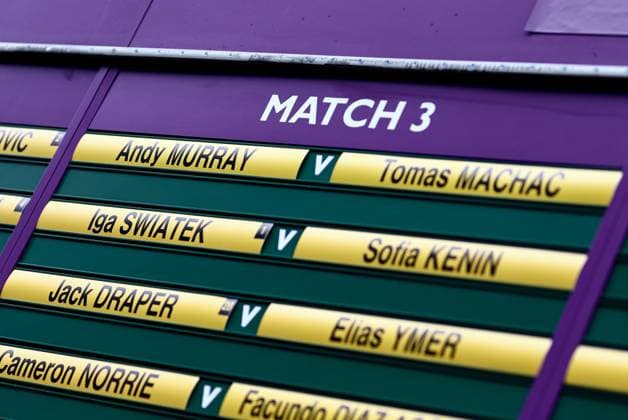 Order of play match 3 Wimbledon Tennis Championships, Day 2, The All England Lawn Tennis and Croquet Club, London, UK - 02 Jul 2024  Copyright: xJamesxMarsh Shutterstockx 14567680f