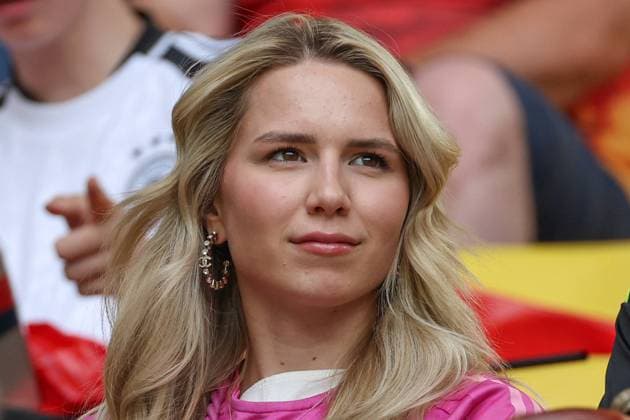 Euro 2024 Germany Denmark on 29 06 2024 in the BVB stadium Dortmund in Dortmund Anika Bissel the wife of goalkeeper Manuel Neuer Germany 1 MH