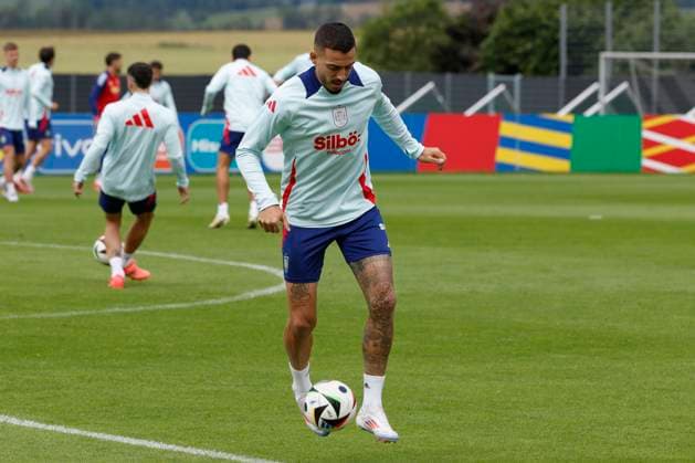EURO 2024, Nationalteam Spanien Training Spain s player José Luis Mato attends a training session in Donaueschingen, Germany, 02 July 2024.. Spain will face Germany in their Euro2024 quarter final soccer match on 05 July. Spain s training session !ACHTUNG: NUR REDAKTIONELLE NUTZUNG!  Copyright: xJ.J.xGuillenx GRAF503 20240702-55014036073_1