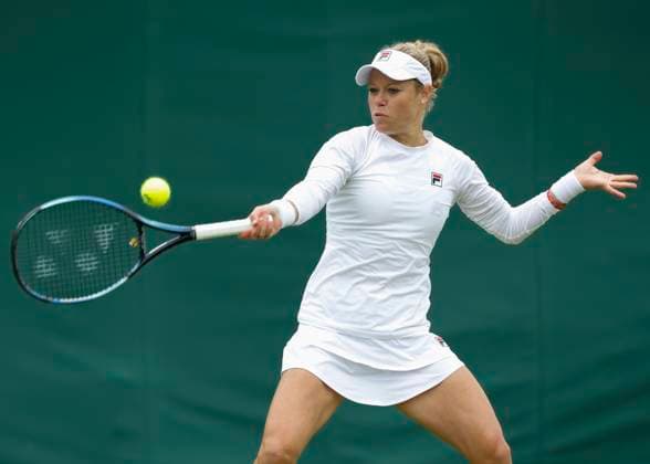 Laura Siegemund GER Tennis Wimbledon 2024 Grand Slam ITF ATP WTA AELTC London Great Britain 2 July 2024 Copyright: xJuergenxHasenkopfx