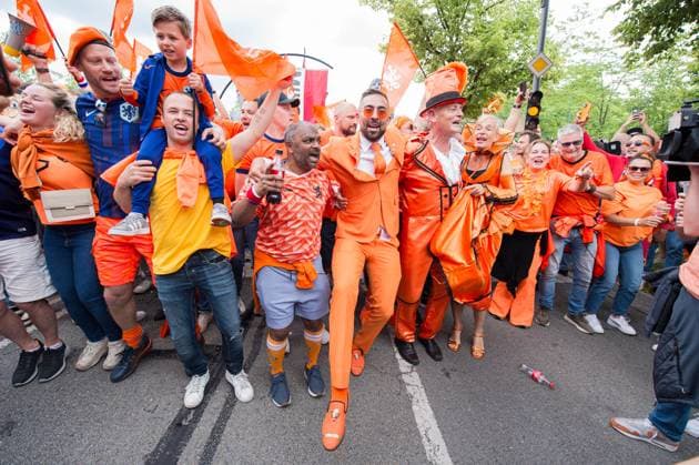 EURO 2024, Romania - Netherlands, Dutch fans in Munich