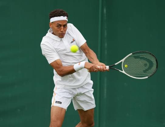 Lawn Tennis - 2024 Wimbledon Championship - Paul Jubb (GBR) v Thiago Seyboth Wild (BRA) - All England Lawn Tennis & Croquet Club - Tuesday 2nd July 2024 Paul Jubb (GBR) 