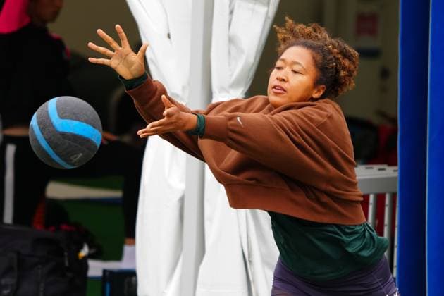 Sport Bilder des Tages Naomi Osaka exercising Wimbledon Tennis Championships, Day 2, The All England Lawn Tennis and Croquet Club, London, UK - 02 Jul 2024  Copyright: xJavierxGarcia Shutterstockx 14567681bu