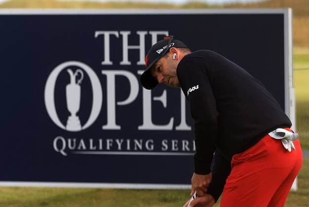 2nd July 2024; West Lancashire Golf Club, Blundellsands, Liverpool, England; Final Qualifying for The Open Golf Championship: Sergio Garcia (ESP) prepares to play his tee shot on the 4th hole hole  ActionPlus12662631 DavidxBlunsden