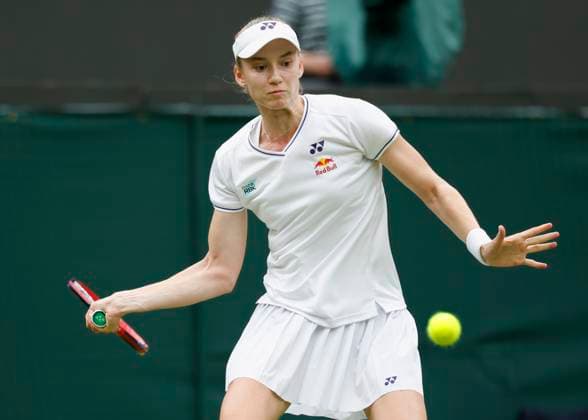 Elena Rybakina KAZ Tennis Wimbledon 2024 Grand Slam ITF ATP WTA AELTC London Great Britain 2 July 2024 Copyright: xJuergenxHasenkopfx