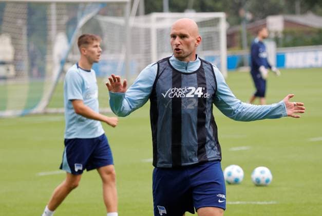 Germany, Berlin, Sportpark, GER, 2 FBL, Hertha BSC, Season 2024 25, Training, Photo Toni Leistner
