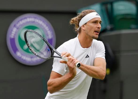 Alexander Zverev GER Tennis Wimbledon 2024 Grand Slam ITF ATP WTA AELTC London Great Britain 2 July 2024 Copyright: xJuergenxHasenkopfx