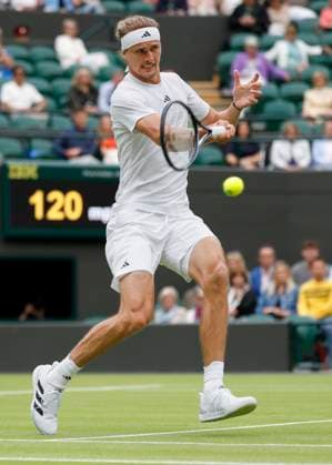 Alexander Zverev GER Tennis Wimbledon 2024 Grand Slam ITF ATP WTA AELTC London Great Britain 2 July 2024 Copyright: xJuergenxHasenkopfx